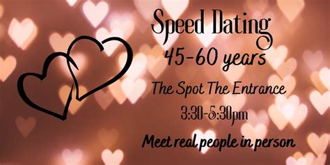 speed dating 45-60